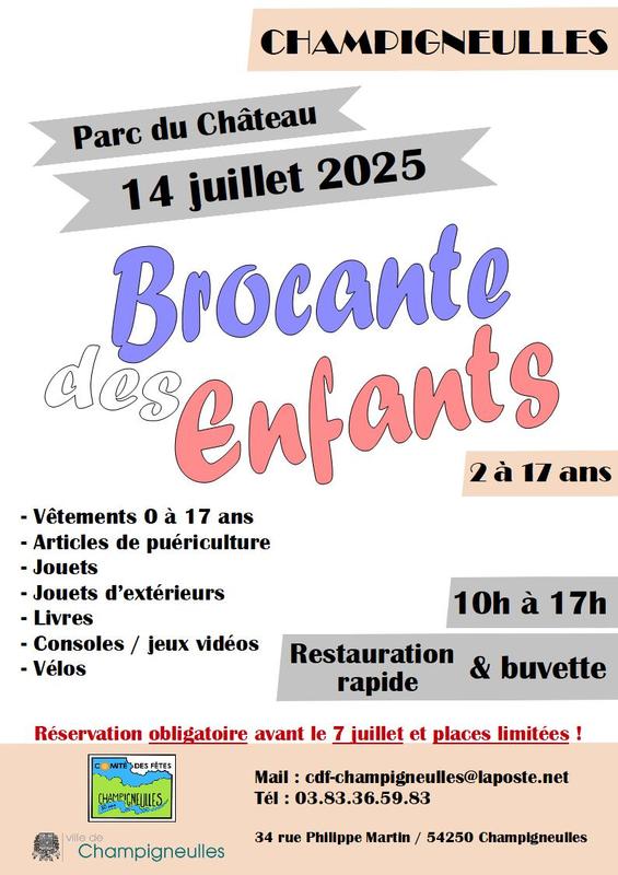 Brocante des enfants