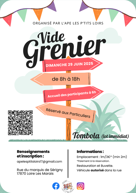 Vide grenier annuel de l'ape