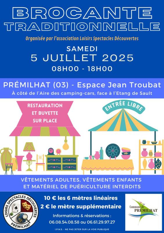 Brocante traditionnelle