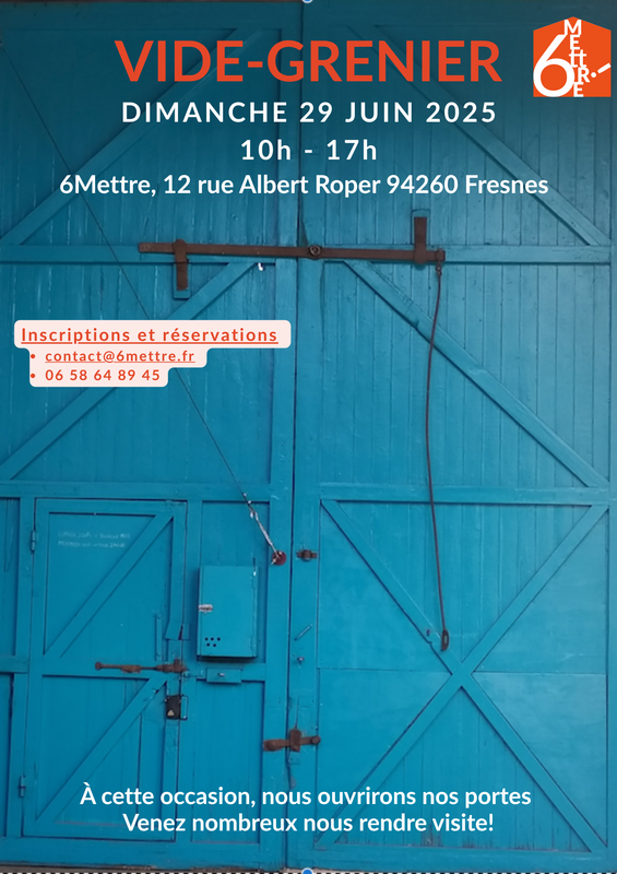 Vide-grenier à 6mettre