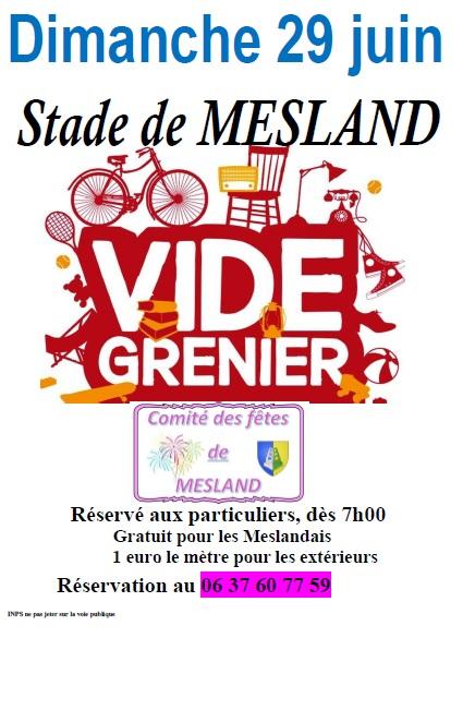 Vide grenier du comité des fêtes