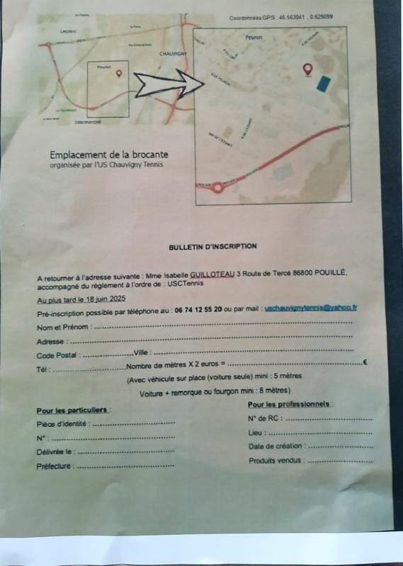 Brocante vide greniers 2025