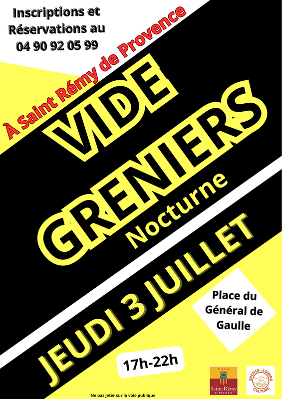Vide grenier semi nocturne