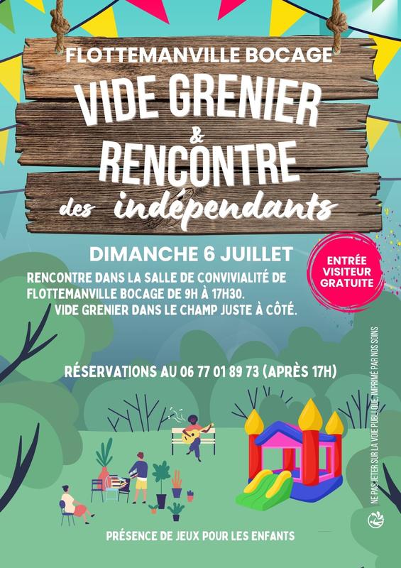 Vide grenier - rencontre des indépendants