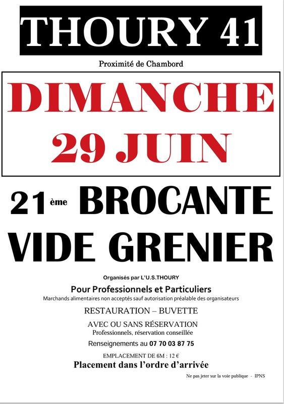 Brocante et vide grenier