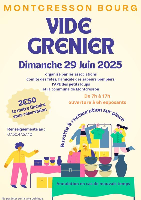 Vide grenier des associations