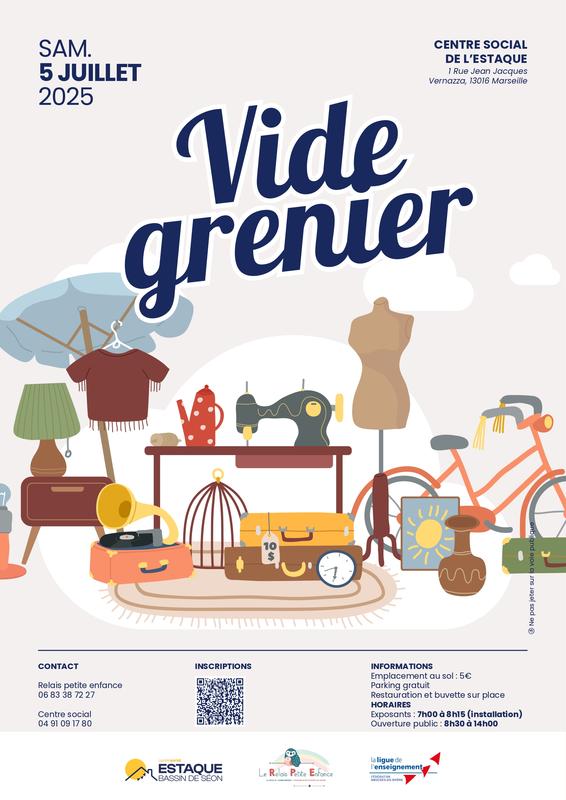 Vide grenier centre social estaque