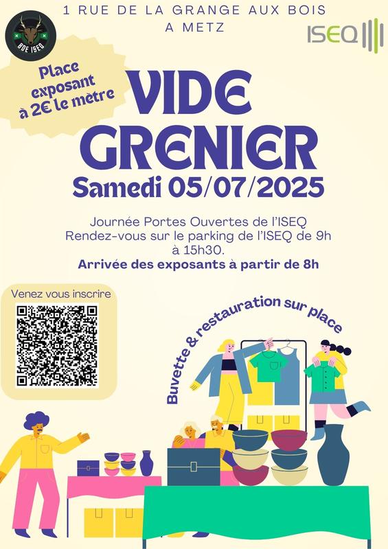 Vide grenier - portes ouvertes de l'iseq