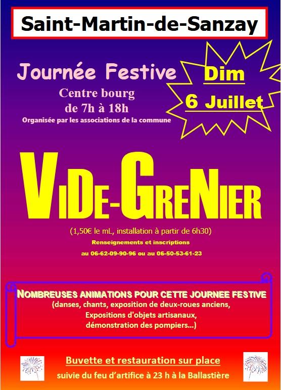 Vide grenier - journée festive