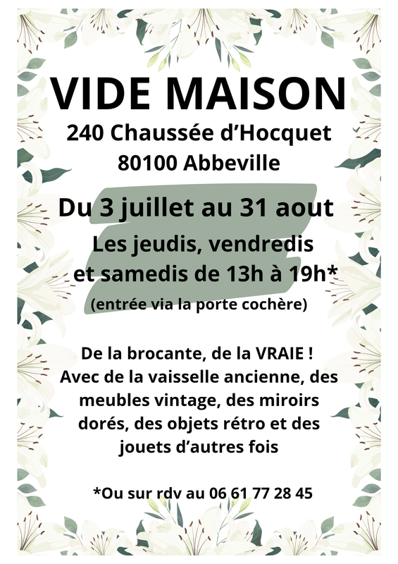 Vide maison