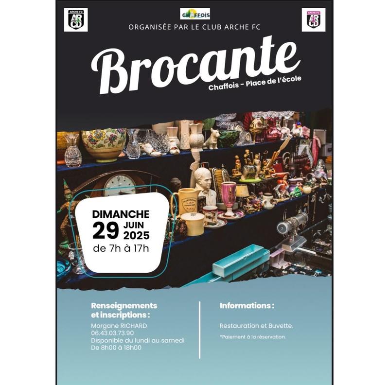 Brocante du club de foot arche fc