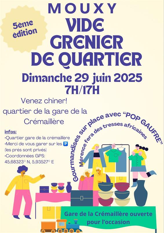 Vide-grenier du quartier du crêt