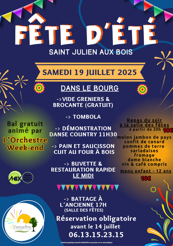 Vide-greniers - brocante fête de l'été