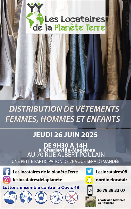 Braderie de vêtements