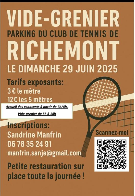Vide grenier du tennis club