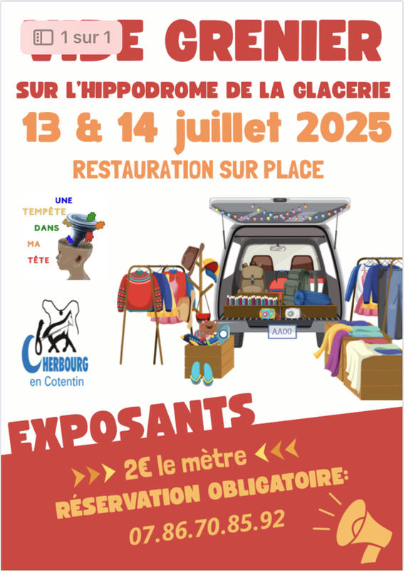 Vide grenier hippodrome de la glacerie