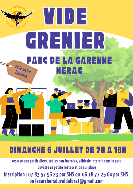 Vide-grenier des archers du val d'albret