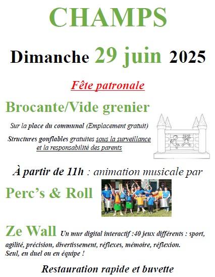 Brocante de la fête patronale