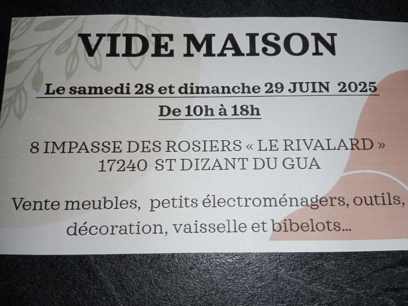 Vide maison