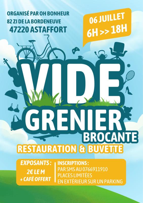 Vide grenier - brocante