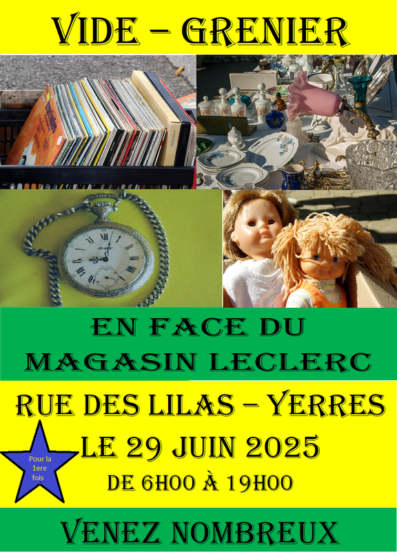 Vide-grenier de la rue des lilas