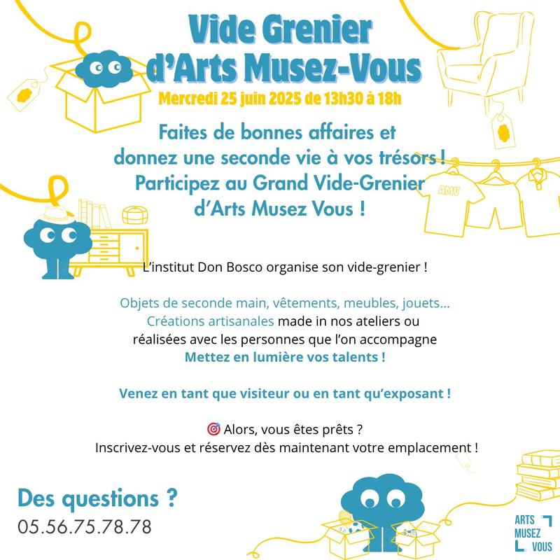 Vide grenier d'arts musez vous