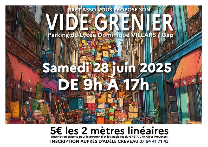 Vide grenier du gret'asso