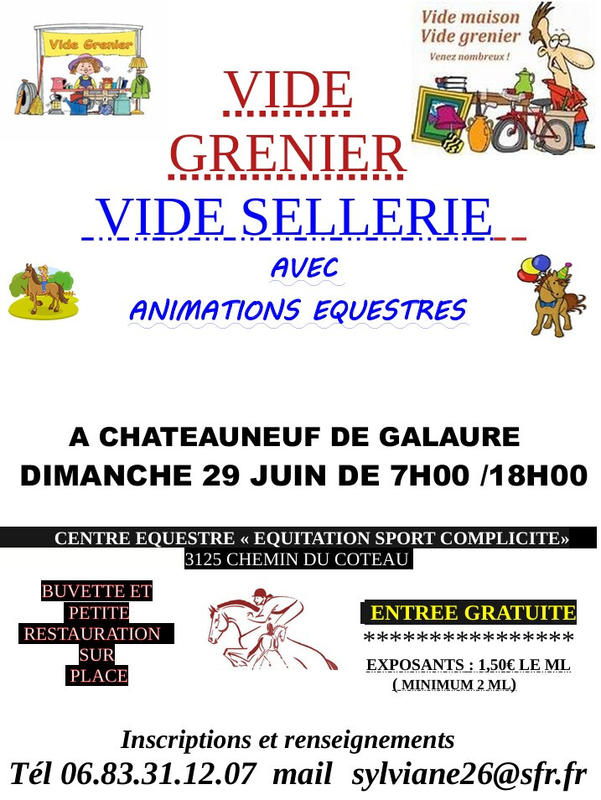 Vide grenier - vide sellerie