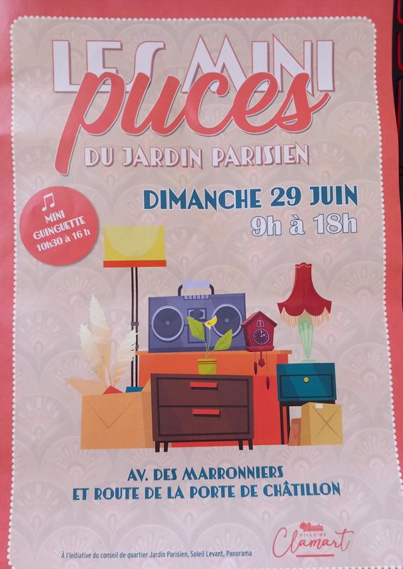 Les minis puces du jardin parisien