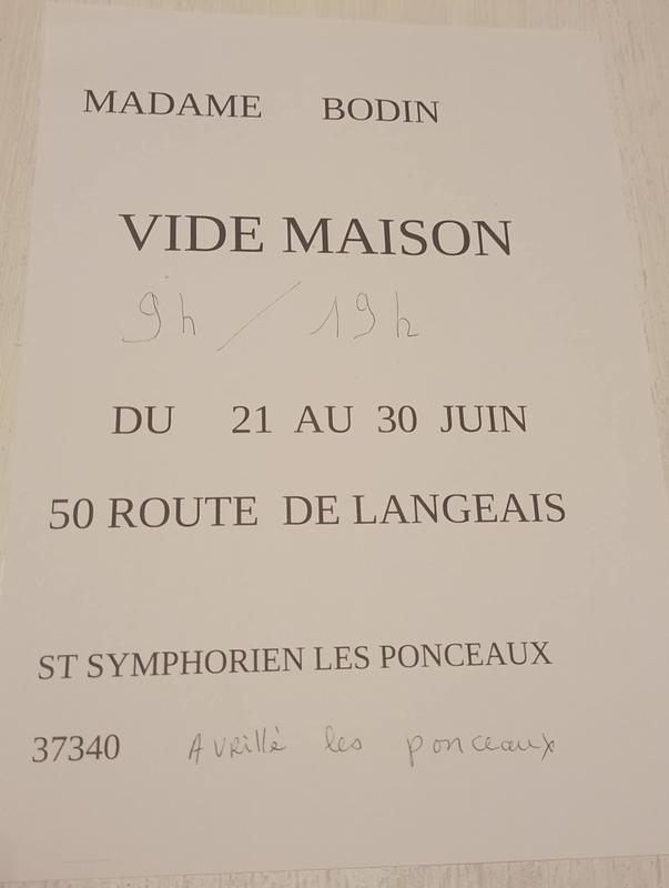Vide maison