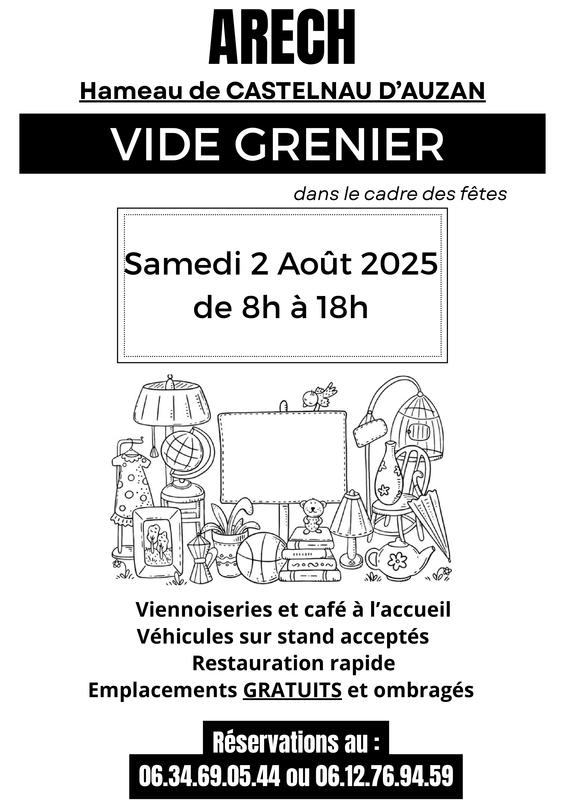 Vide grenier d'arech