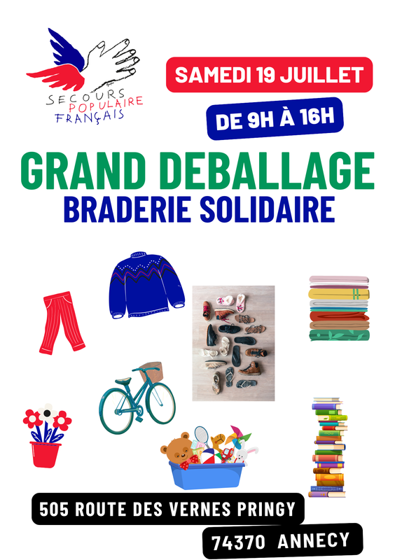 Grande braderie solidaire