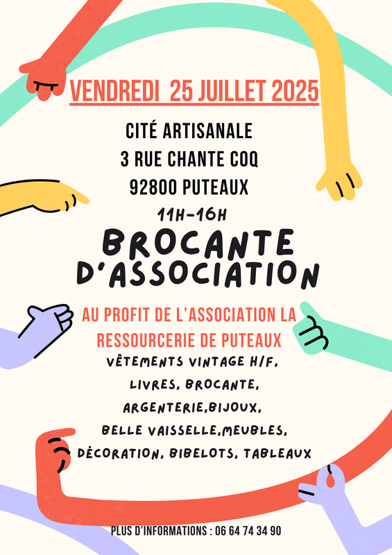 Braderie d'association la ressourcerie