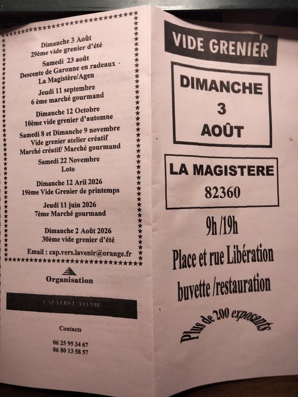 29eme vide grenier d’été brocante collections