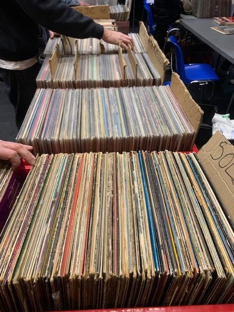 Vente de disques vinyles