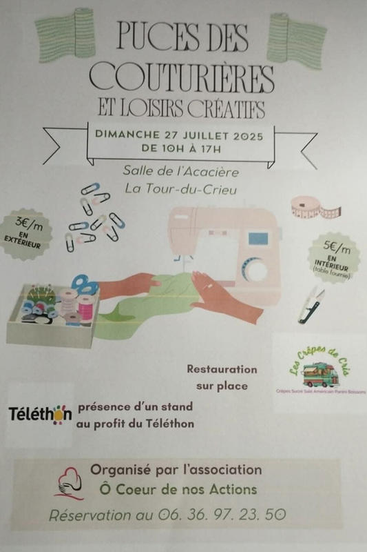 Puces des couturières et loisirs créatifs