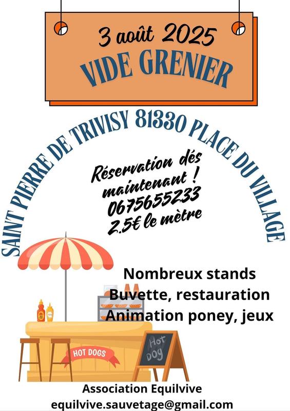 Vide grenier- vide sellerie