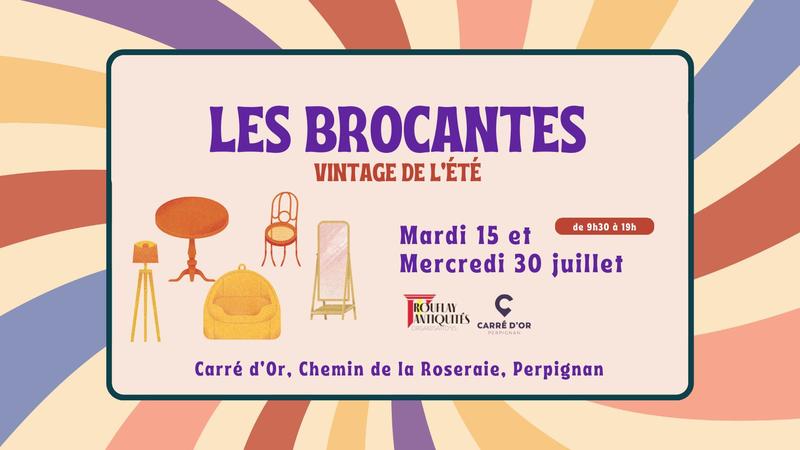 Brocante vintage de l'été
