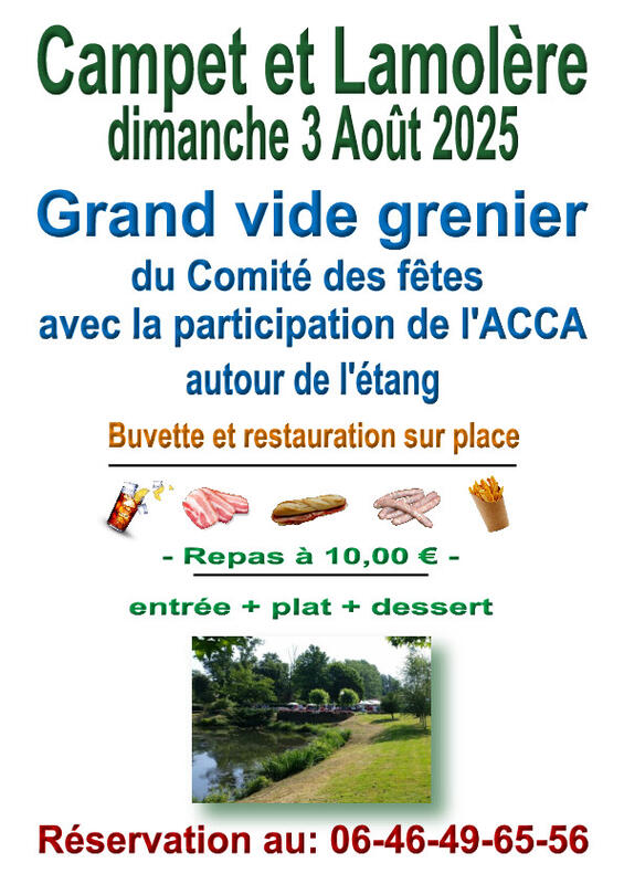 Vide grenier du comité des fêtes