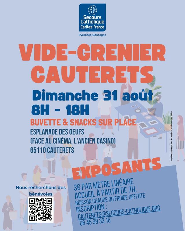 Vide-grenier du secours catholique