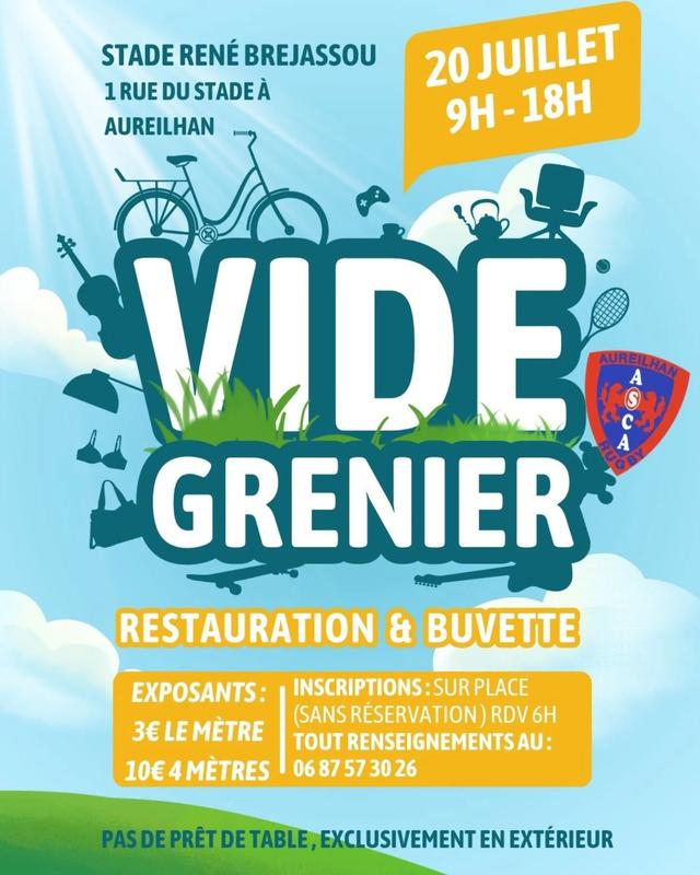 Vide-greniers de l'asca rugby