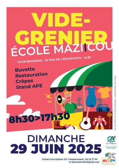 Vide-greniers de l'école mazicou