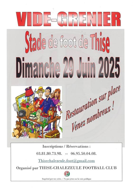 Vide-greniers du thise chalezeule fc