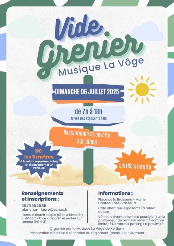 Vide grenier - musique la vôge