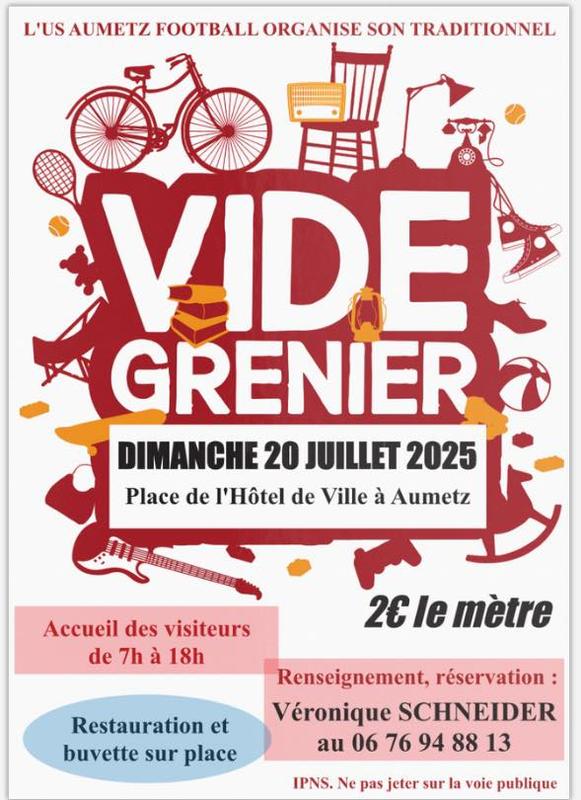 Vide grenier de l'us aumetz football