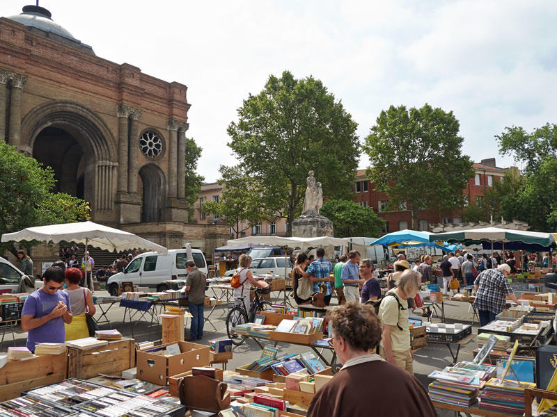 Marché à la brocante de saint aubin